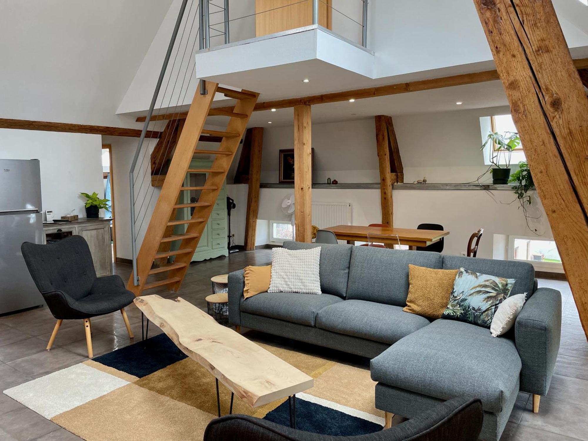 Duplex + Parking Gratuit Facile Apartment Sainte-Suzanne  Bagian luar foto